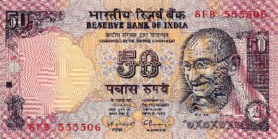 Beschrijving voorzijde: GANDHI